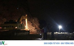 Sập mỏ đá tại Quảng Ninh, 1 công nhân mất tích