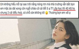 Nữ sinh bị ném đá tơi tả vì than phiền trời nóng mà lớp học 45 người chỉ có 2 chiếc điều hoà