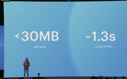 Facebook cho biết ứng dụng Messenger mới sẽ nhẹ bằng 1/4 bản cũ, mượt và ít tốn pin hơn nhưng chỉ có trên iOS