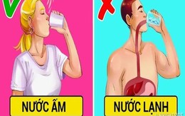 Uống nước đá lạnh mùa nắng nóng có thể làm chậm nhịp tim