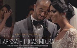 Tình yêu đẹp như cổ tích với vợ đã giúp Lucas Moura toả sáng rực rỡ trước Ajax