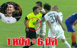 Đánh lén trọng tài và hậu quả bẽ bàng cho tuyển thủ Thái Lan: Cấm thi đấu 8 trận, nộp phạt gần 90 triệu VNĐ, bị loại khỏi danh sách sơ bộ đá King's Cup