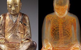 Tượng Phật 1.000 năm tuổi chứa xác ướp nhà sư chết trong thiền định