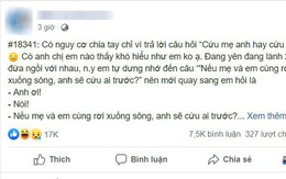 Trả lời thành thật câu hỏi "Cứu mẹ hay em", anh chàng nhận cái kết đắng và đây là đáp án "vẹn cả đôi đường"