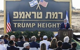 Đặt tên Trump cho khu định cư Cao nguyên Golan, Israel ca ngợi Tổng thống Mỹ là 'người bạn vĩ đại'