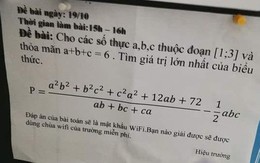 Chuyện lạ có thật: Ngôi trường một tuần ra một câu hỏi toán để tìm pass wifi, học sinh chẳng mấy chốc mà trở thành chuyên Toán!