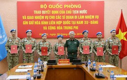Thêm 7 sĩ quan Việt Nam đi gìn giữ hoà bình Liên hợp quốc