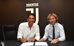 Buffon trở lại Juventus, mơ vô địch C1 với Ronaldo