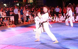 Kiều nữ Taekwondo Châu Tuyết Vân ‘mở’ nắp chai bằng cú đá ảo diệu