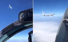 Cận cảnh chiến đấu cơ Nga chặn máy bay trinh sát Mỹ gần Crimea