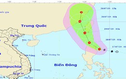 Bão Danas giật cấp 11 sắp vào Biển Đông