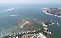 Quảng Nam: Xuất hiện thêm một cồn cát trên vùng biển Cửa Đại