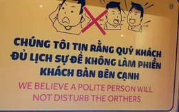 Quán ăn khiến dân mạng tranh cãi vì đặt tấm bảng khuyên khách lịch sự nơi công cộng hay đang “dằn mặt” và mỉa mai khách?