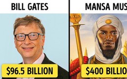 7 đại gia 'siêu to khổng lồ' trong lịch sử nhân loại khiến các tỷ phú ngày nay trở nên thật 'thảm hại' khi sánh cùng