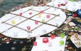 Xôn xao vụ 30.000 hoa đăng thả xuống vịnh Lan Hạ gây ô nhiễm