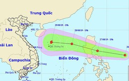 Áp thấp sắp mạnh thành bão tiến vào Biển Đông dịp nghỉ lễ 2/9