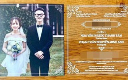 Hé lộ thiệp cưới thiết kế độc đáo và loạt quy định khắt khe trong đám cưới của con gái đại gia Minh Nhựa