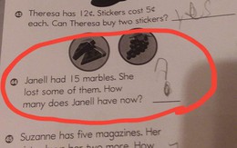 "Có 15 viên đá, bị mất đi vài viên hỏi còn mấy viên", bài toán lớp 3 gây bão mạng liệu bạn có giải được?