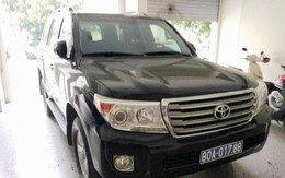 Xe Land Cruiser được doanh nghiệp biếu tặng Nghệ An phải bán đấu giá