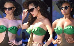 Hoàng Hạnh diện bikini đọ dáng bên dàn thí sinh Miss Earth ngấn mỡ nhưng vẫn chưa tạo nên kỳ tích!