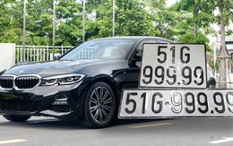 Chủ xe BMW 330i 'rinh' biển ngũ quý 9, nhiều người đồn đoán giá trị tấm biển số lên tới cả tỷ đồng