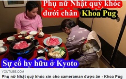 Khoa Pug bị tố dựng chuyện, vi phạm luật pháp Nhật Bản khi đăng clip "Phụ nữ Nhật quỳ khóc xin cho cameraman được ăn"