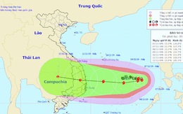 Xuất hiện 4 cơn bão liên tiếp khiến bão số 6 diễn biến rất phức tạp