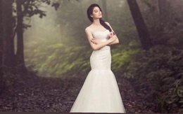Phạm Hương đăng ảnh mặc váy cưới, úp mở đã đến ngày được làm cô dâu?