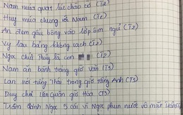 Khi lớp trưởng quạu: Tất cả lỗi lầm của bạn bè từ múa quạt, đắp chung mền, búng thun đều được ghi vào sổ mách thầy cô