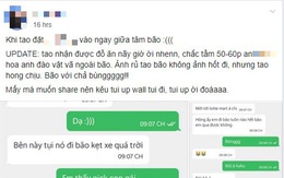 Đặt đồ ăn đúng đêm CĐV đổ ra đường ăn mừng U22 Việt Nam vô địch, cô gái gặp ngay shipper "cưng muốn xỉu": "Em đi bão luôn khi nào hết bão em qua nhé"