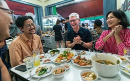 Tim Cook đi chùa, khen ngợi ẩm thực Đông Nam Á