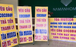 Băng rôn treo kín dự án Cocobay, khách hàng gửi đơn kiện lên Tòa án nhân dân Hà Nội: Thành Đô tuyên bố đơn phương hủy hợp đồng nếu hạn chót 30/12 khách hàng không chịu kí phương án