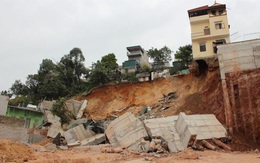 Sập kè nhà dân, 16 hộ ở Quảng Ninh phải di dời khẩn cấp