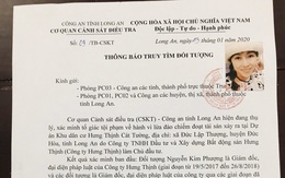 Truy tìm 4 lãnh đạo Công ty TNHH Đầu tư và Xây dựng Bất động sản Hưng Thịnh