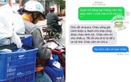 Shipper được khách dúi vào tay một tờ tiền, giá trị bên trong khiến người ta xúc động