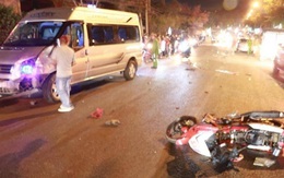 Kết cục thảm khốc của xe máy vượt trái va chạm với 2 ô tô ở TP Đà Lạt