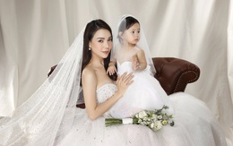 Trà Ngọc Hằng mặc váy cưới gợi cảm, khẳng định chưa có tình yêu mới