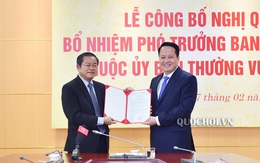 Trao quyết định bổ nhiệm Phó Trưởng ban Dân nguyện UBTV Quốc hội