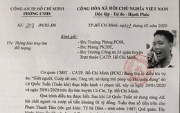 Nghi phạm nổ súng bắn chết 5 người ở Củ Chi, cướp 1 tỷ đồng đưa cho "Tý bà Dòm"