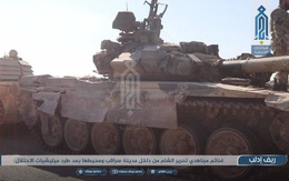 Phiến quân do Thổ Nhĩ Kỳ hậu thuẫn "tóm sống" loạt xe tăng T-90A, T-72, T-55 của QĐ Syria