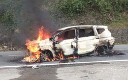 Hiện trường chiếc xe ô tô Xpander phát nổ khiến 2 người tử vong