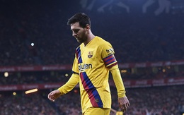 Tịt ngòi sau scandal "nội chiến", Messi cay đắng nhìn Barcelona đánh mất chiếc cúp đầu tiên