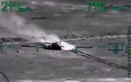 Clip: Trực thăng Mi-28 Nga ở Syria "xơi tái" xe tăng của khủng bố trong... 10 giây