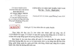 TP.HCM: Tạm dừng bán đồ ăn uống tại chỗ, chỉ phục vụ mang đi từ ngày 28/3 đến hết 15/4