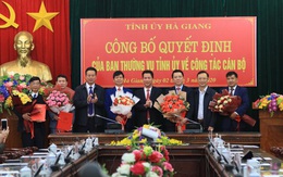 Hà Giang điều động, bổ nhiệm một loạt cán bộ chủ chốt