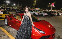 Ca sĩ Nguyễn Hồng Nhung đi sự kiện bằng siêu xe Ferrari trị giá 11 tỷ