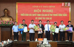 Triển khai quyết định nhân sự của Ban Bí thư Trung ương Đảng