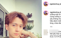 Ngô Kiến Huy chia sẻ dòng trạng thái về tình yêu, phải chăng ẩn ý khuyên Khổng Tú Quỳnh tìm tình mới?