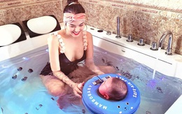 Lan Khuê gợi cảm "hết nấc" sau khi sinh quý tử cho chồng đại gia