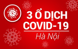 Những con số đáng chú ý tại 3 ổ dịch Covid-19 tại Hà Nội